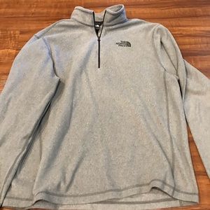 North Face 1/4 Zip Sweater